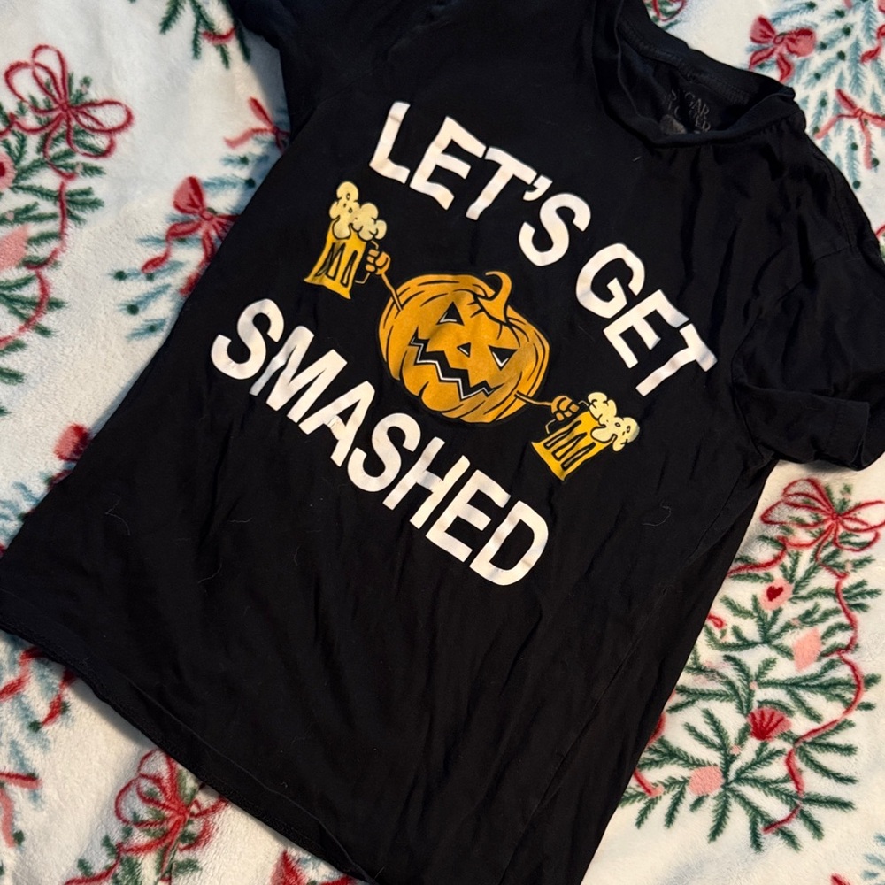 Black Halloween Kids Shirt